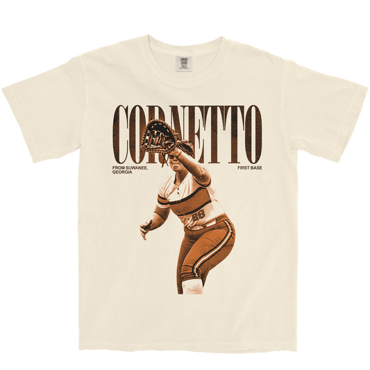 HANNAH CORNETTO VINTAGE IVORY TEE