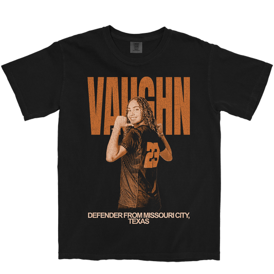 KELSEY VAUGHN VINTAGE BLACK TEE