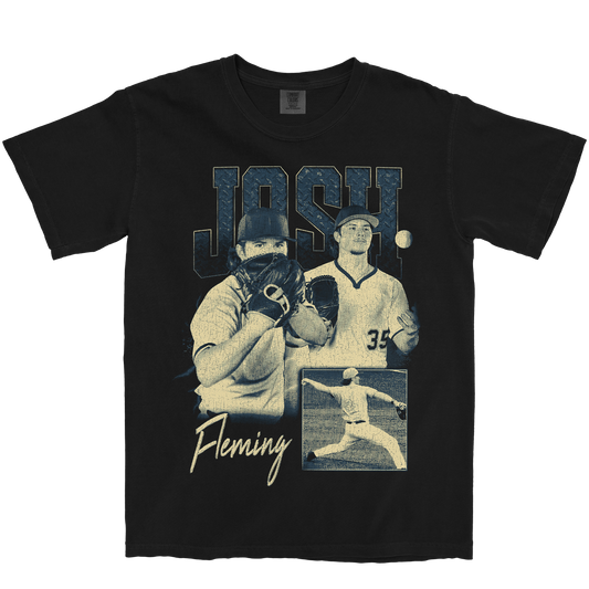 JOSH FLEMING GRAPHIC BLACK TEE