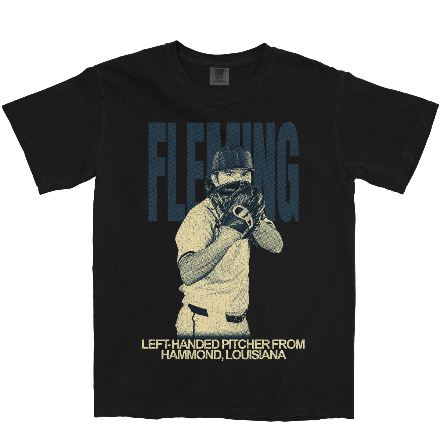 JOSH FLEMING VINTAGE BLACK TEE