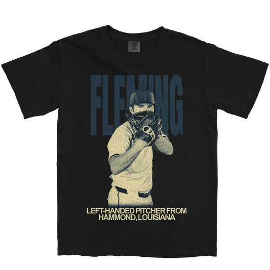 JOSH FLEMING VINTAGE BLACK TEE
