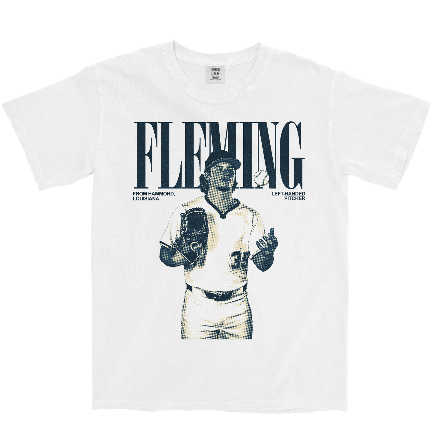 JOSH FLEMING VINTAGE WHITE TEE