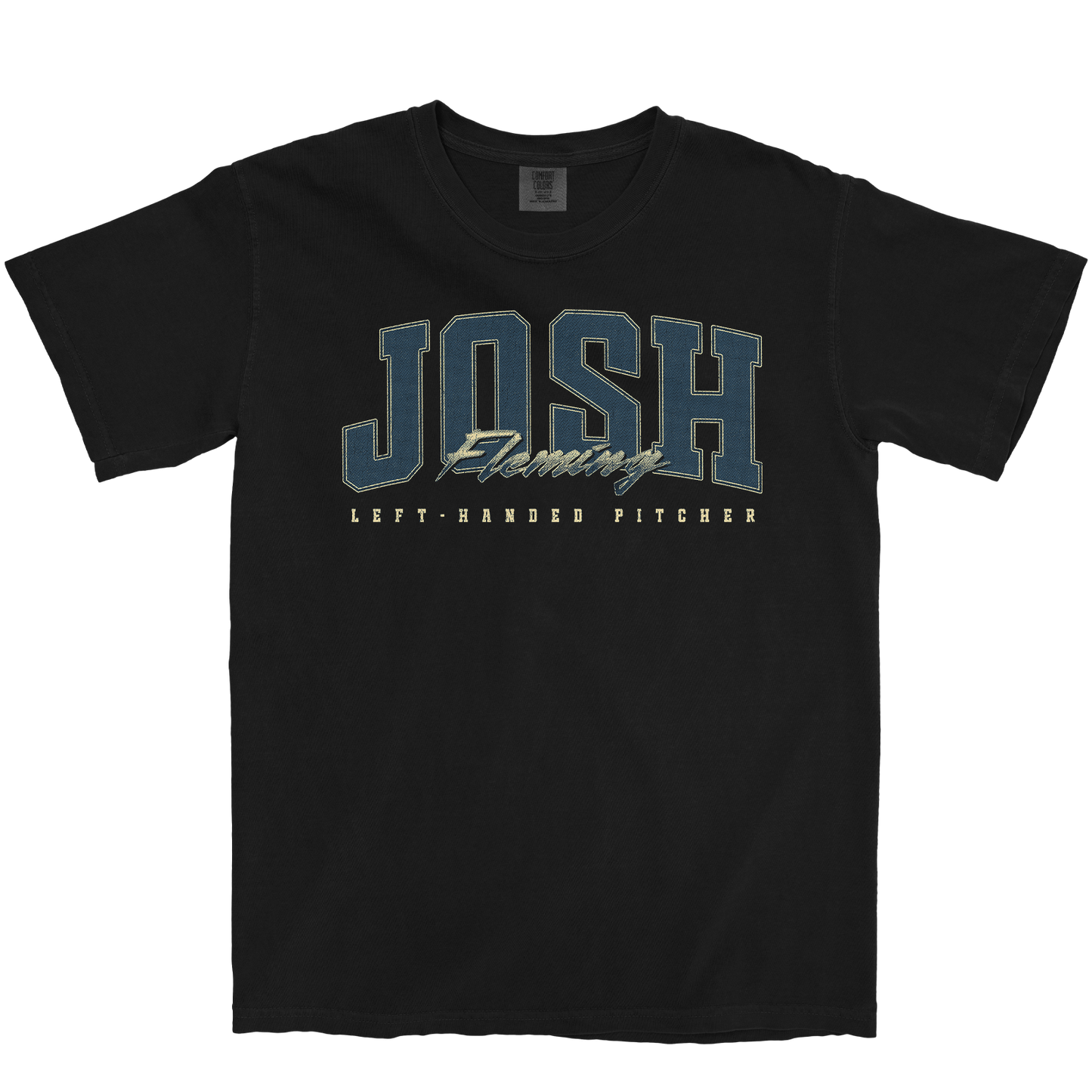 JOSH FLEMING RETRO BLACK TEE