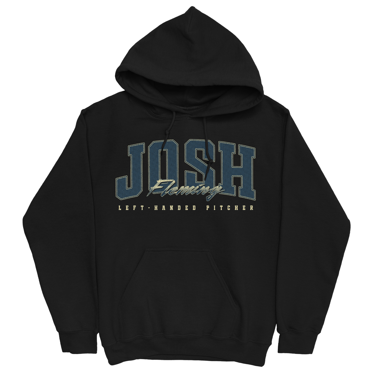 JOSH FLEMING RETRO BLACK HOODIE