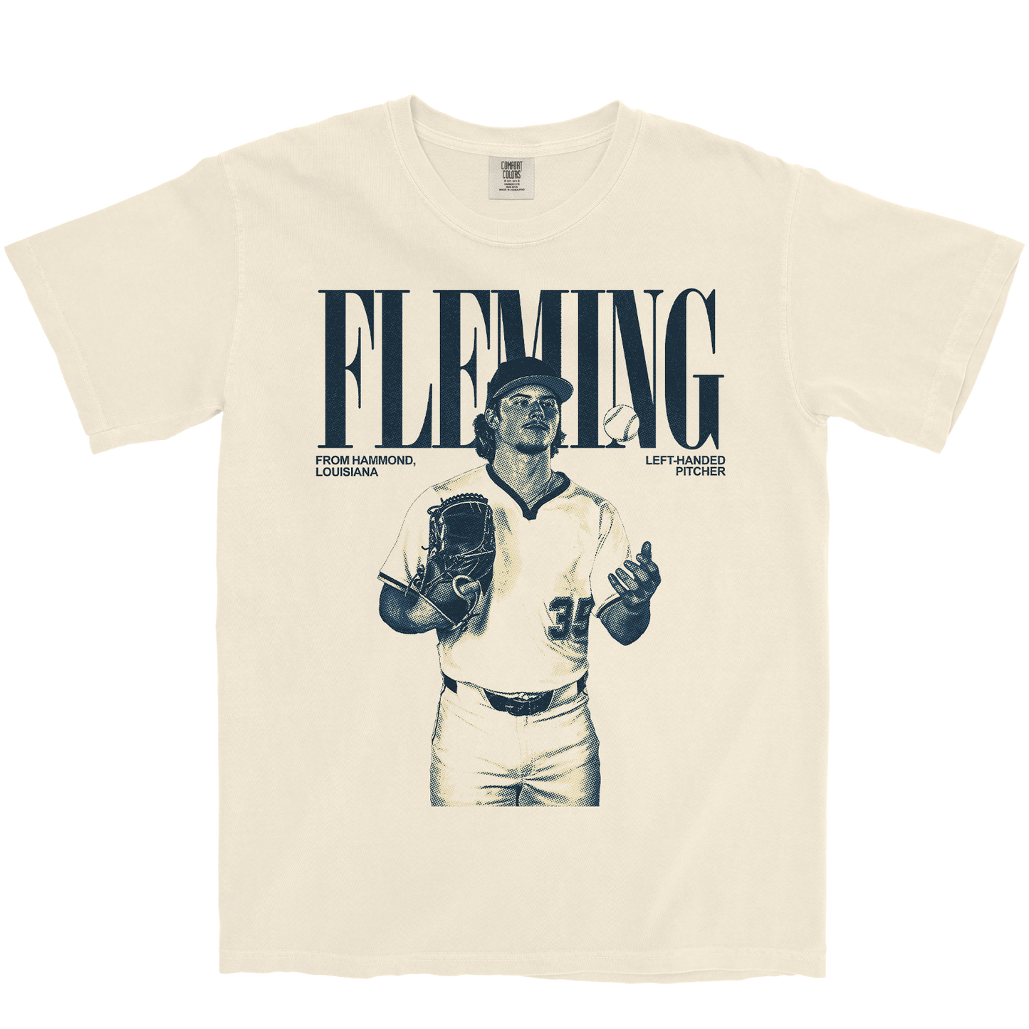 JOSH FLEMING VINTAGE IVORY TEE