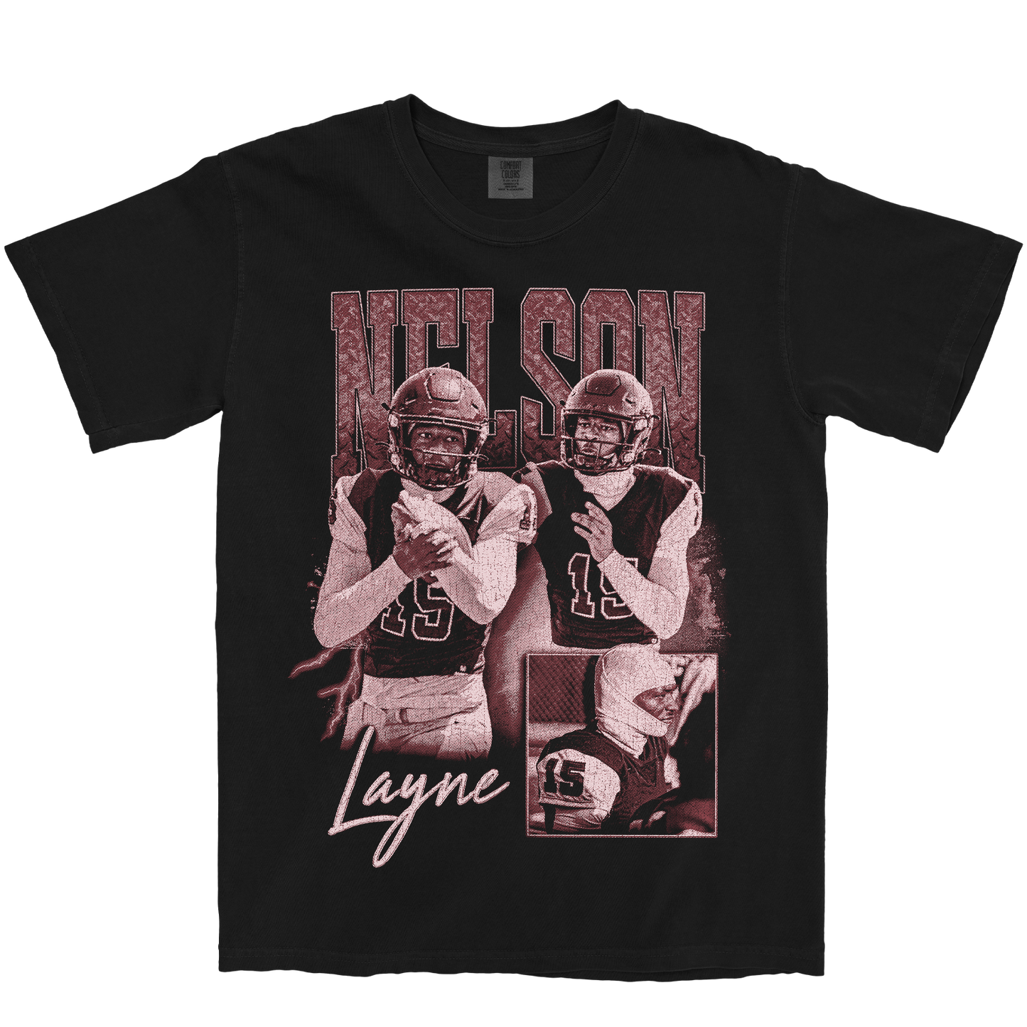 NELSON LAYNE GRAPHIC BLACK TEE