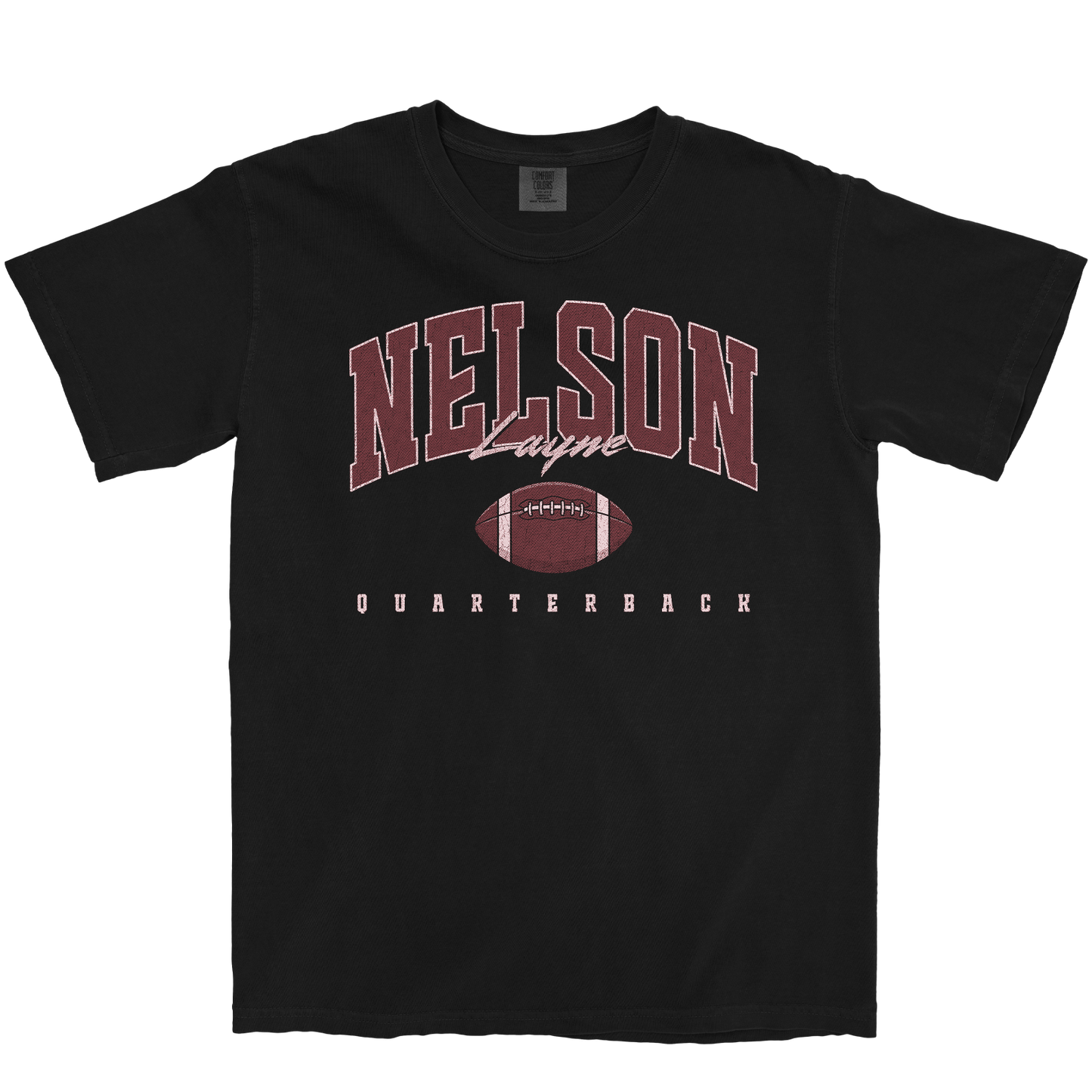 NELSON LAYNE RETRO BLACK TEE