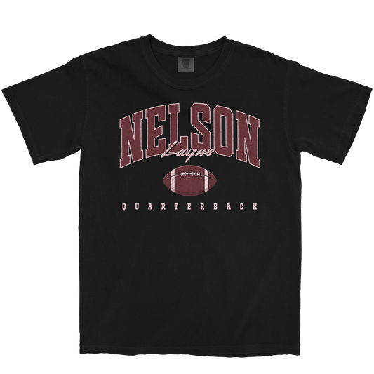 NELSON LAYNE RETRO BLACK TEE
