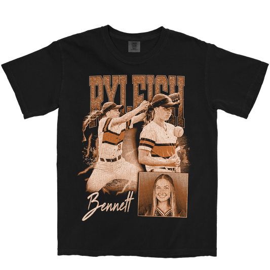 RYLEIGH BENNETT GRAPHIC BLACK TEE