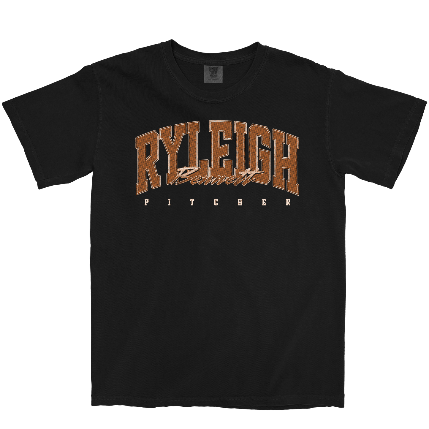 RYLEIGH BENNETT RETRO BLACK TEE