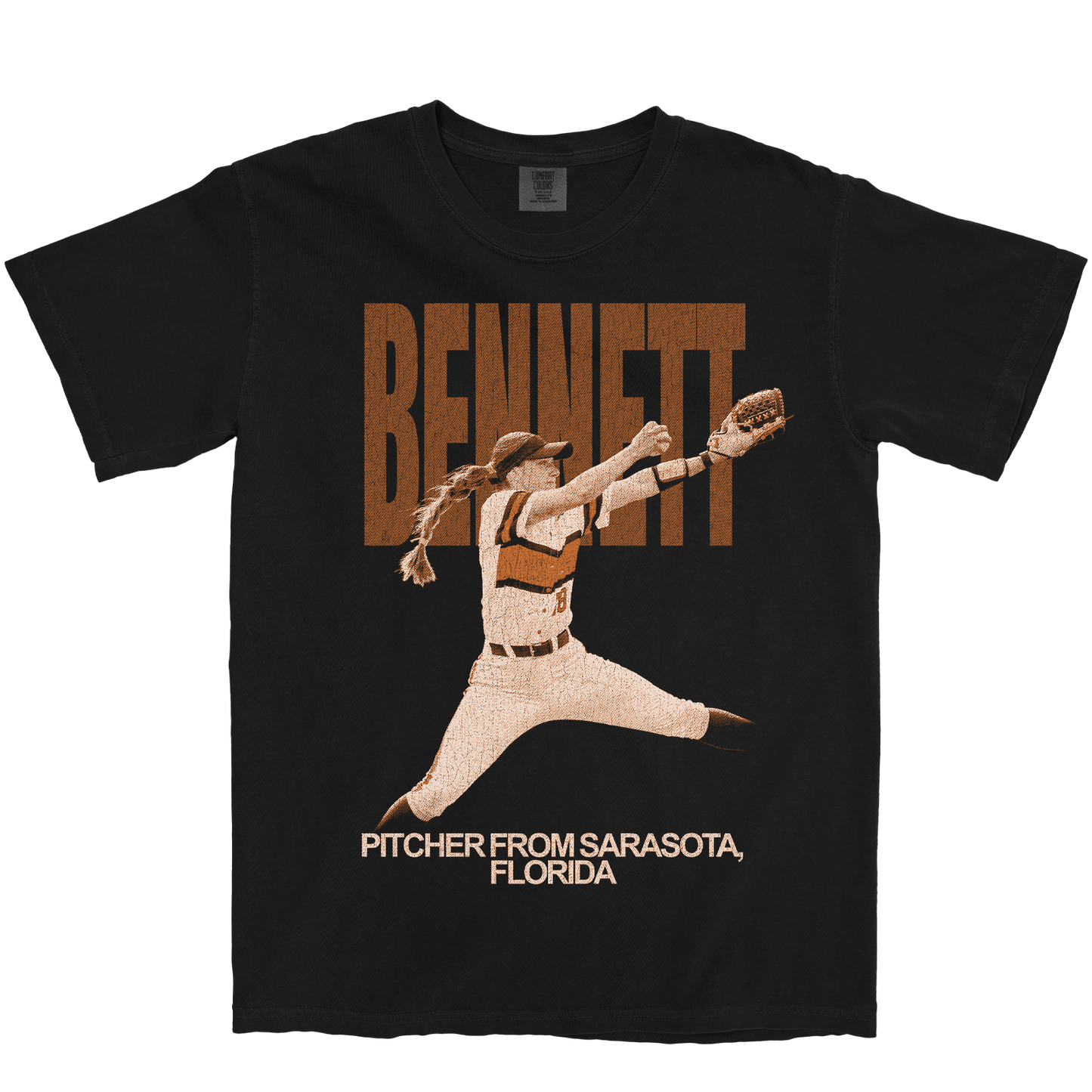 RYLEIGH BENNETT VINTAGE BLACK TEE