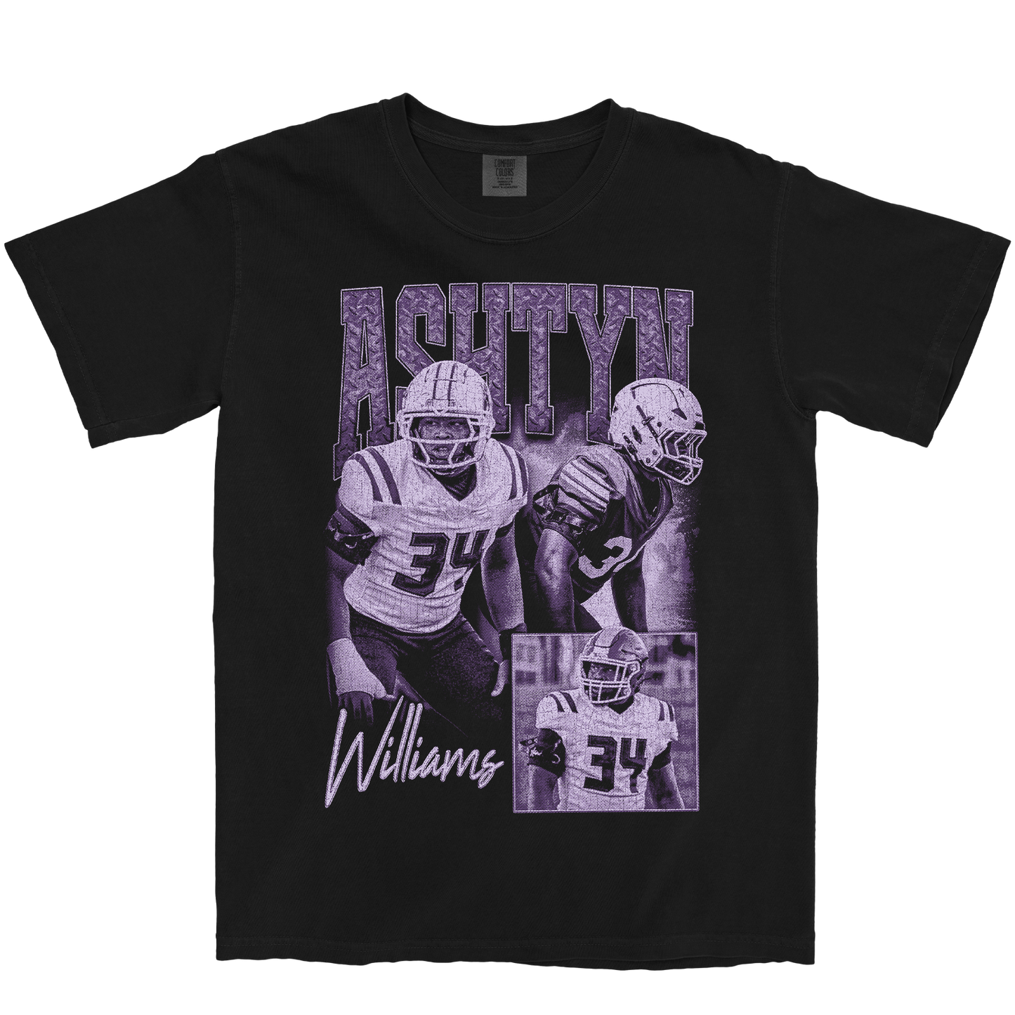 ASHTYN WILLIAMS GRAPHIC BLACK TEE