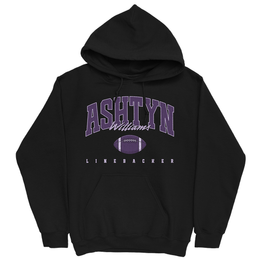 ASHTYN WILLIAMS RETRO BLACK HOODIE