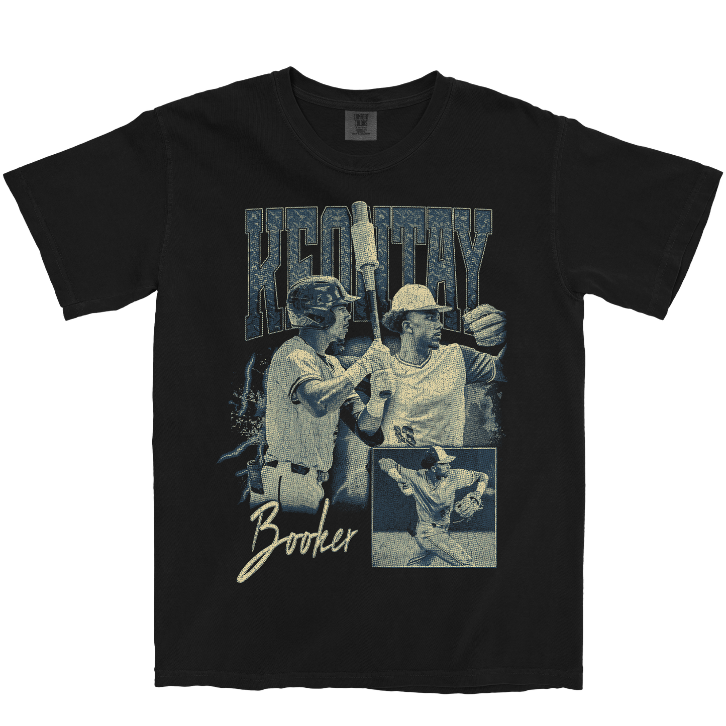 KEONTAY BOOKER GRAPHIC BLACK TEE