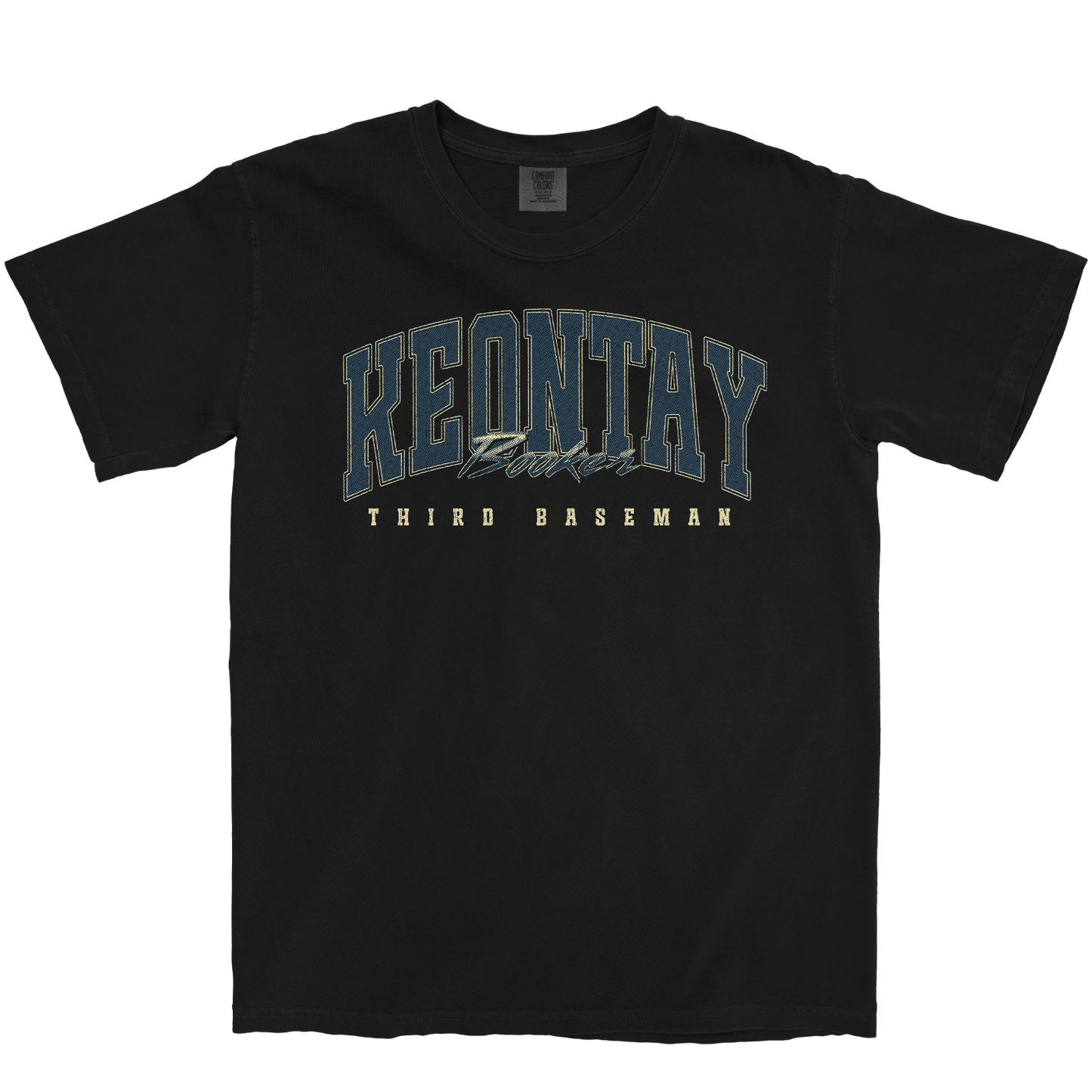 KEONTAY BOOKER RETRO BLACK TEE
