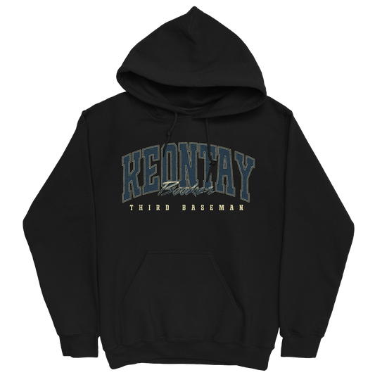 KEONTAY BOOKER RETRO BLACK HOODIE