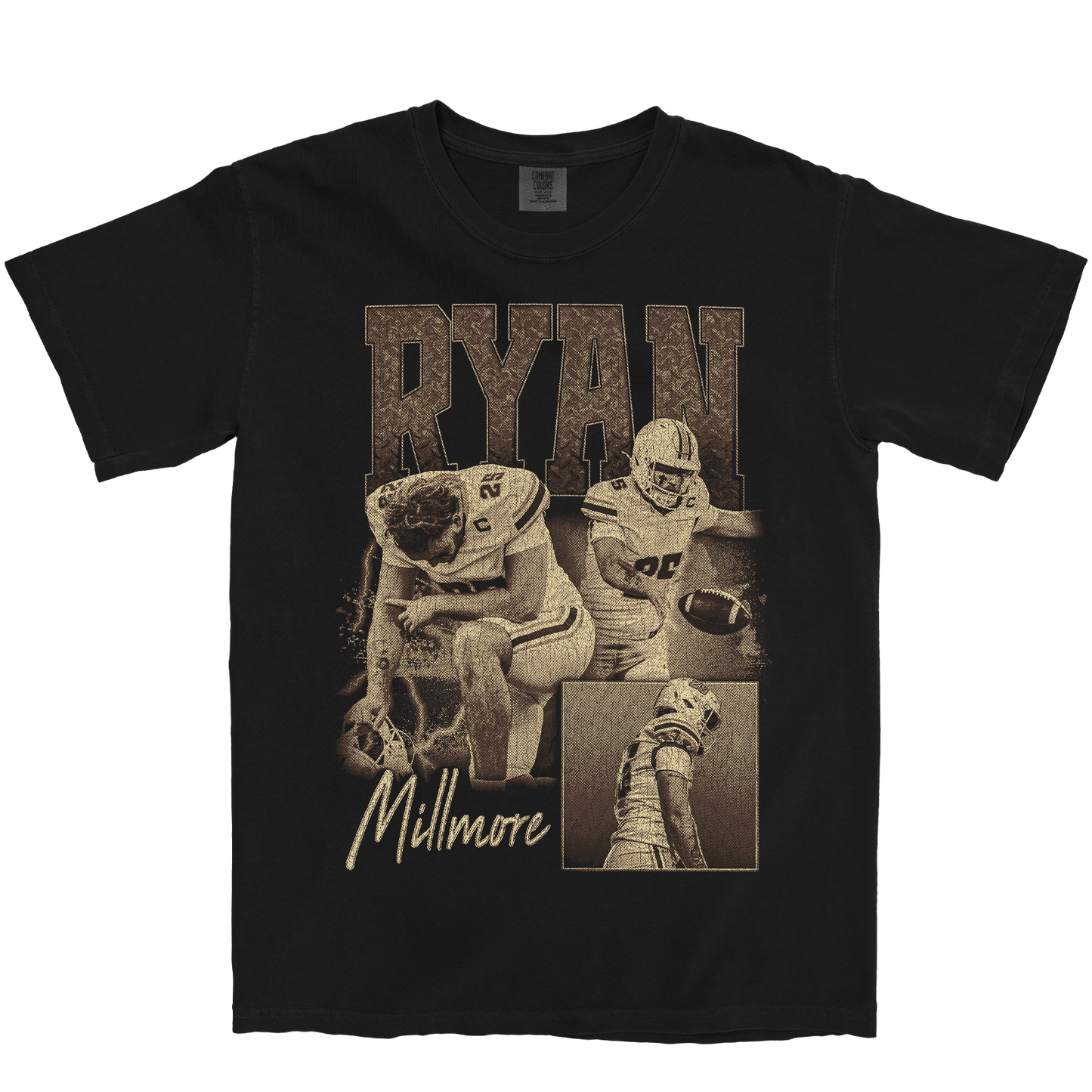 RYAN MILLMORE GRAPHIC BLACK TEE