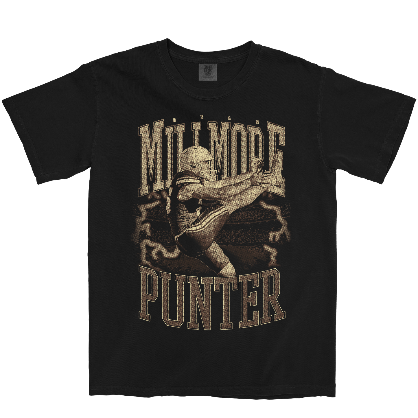 RYAN MILLMORE VINTAGE BLACK TEE