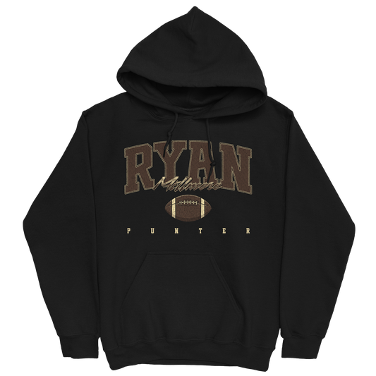 RYAN MILLMORE RETRO BLACK HOODIE