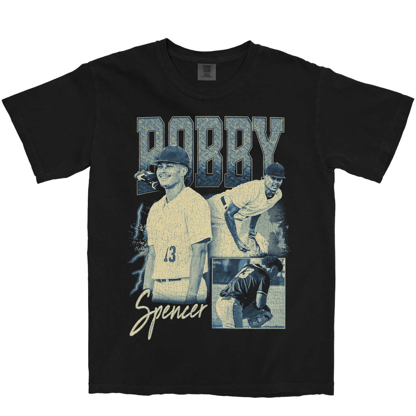 BOBBY SPENCER GRAPHIC BLACK TEE