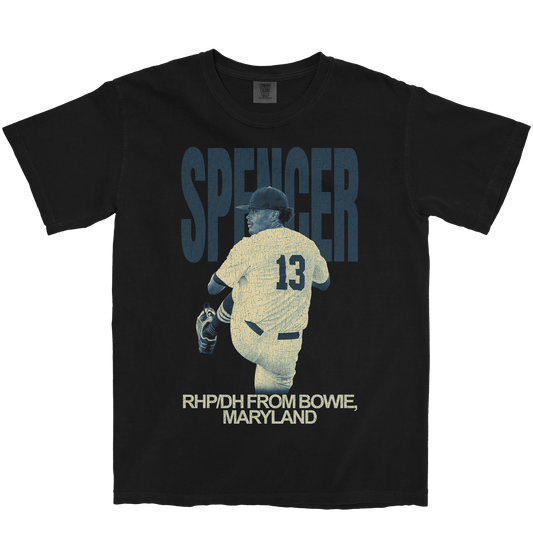 BOBBY SPENCER VINTAGE BLACK TEE
