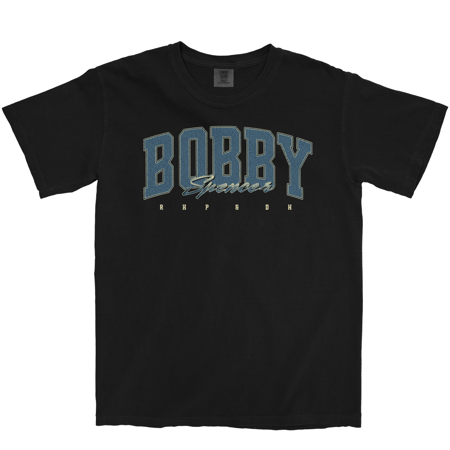 BOBBY SPENCER RETRO BLACK TEE