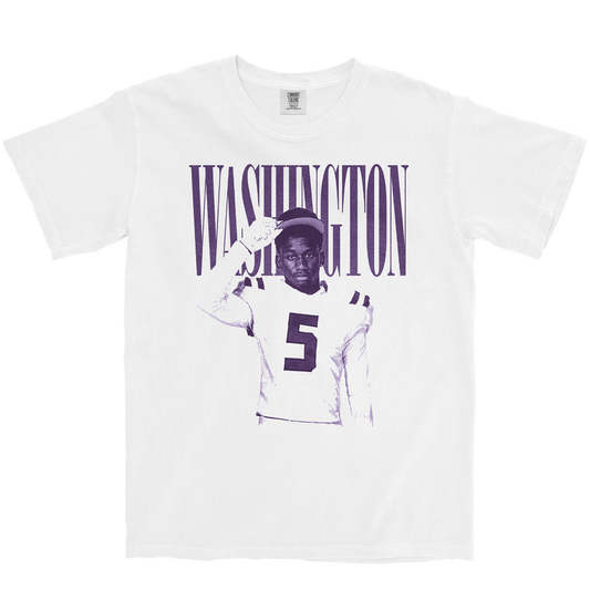 MARCUS WASHINGTON JR. VINTAGE WHITE TEE