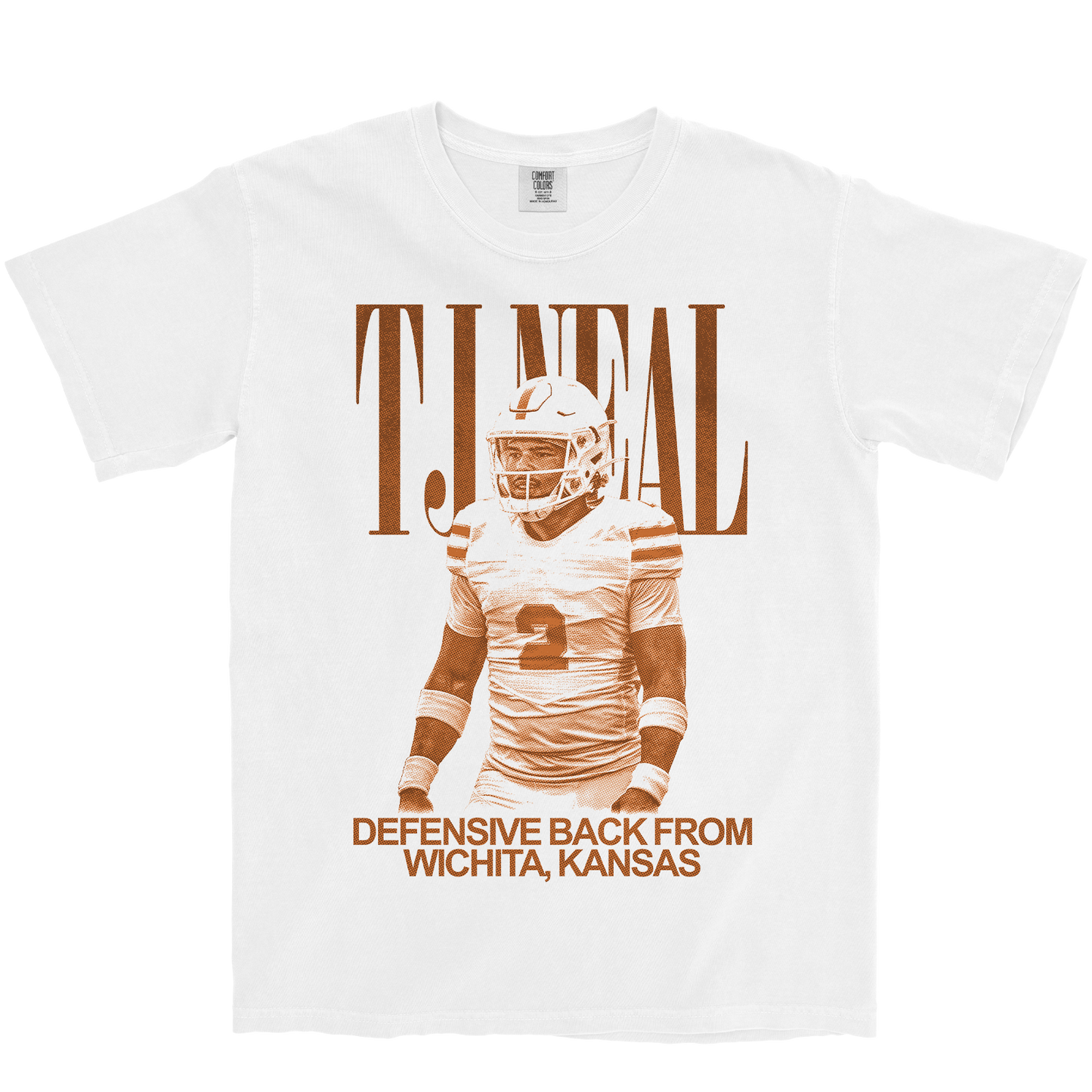 TJ NEAL VINTAGE WHITE TEE