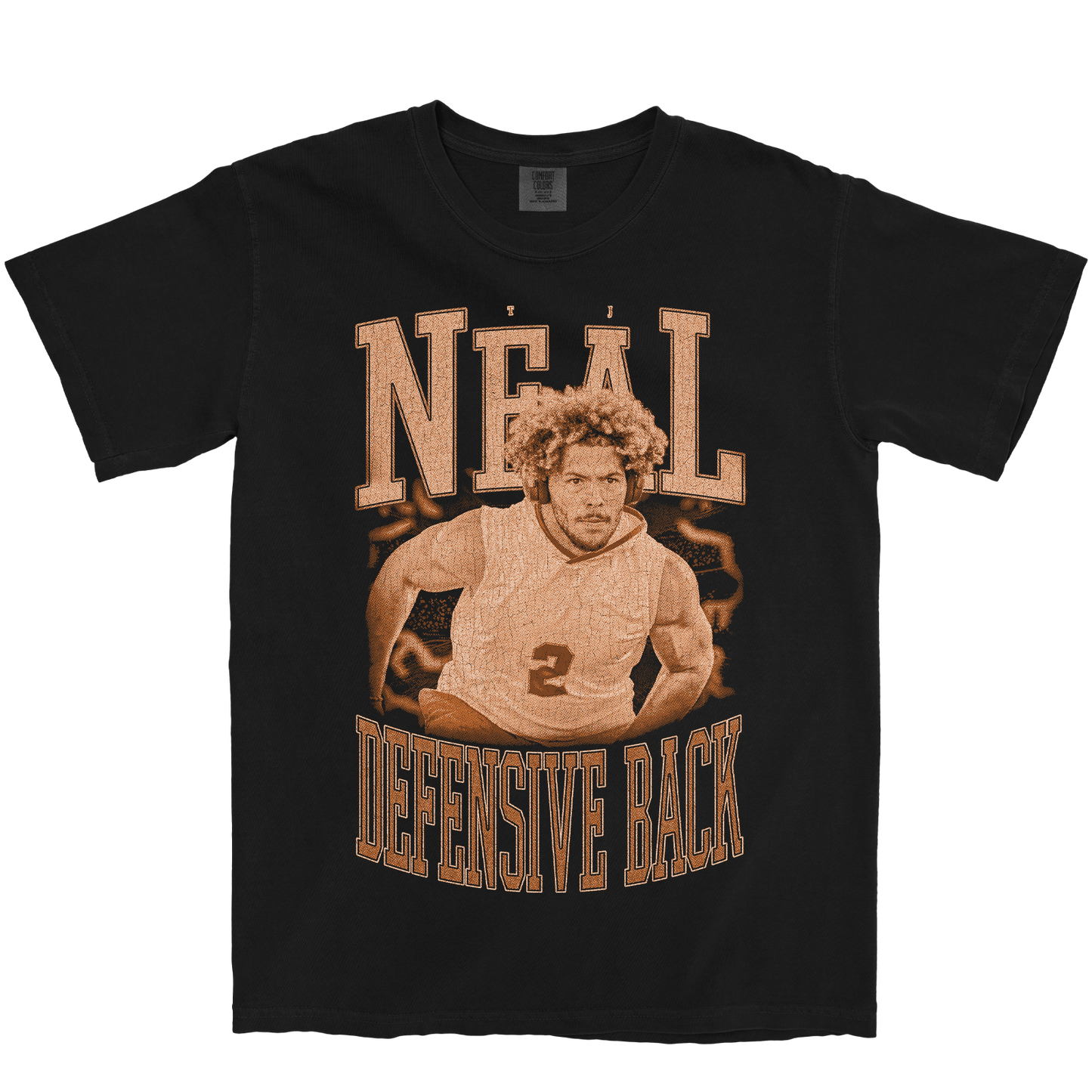 TJ NEAL VINTAGE BLACK TEE