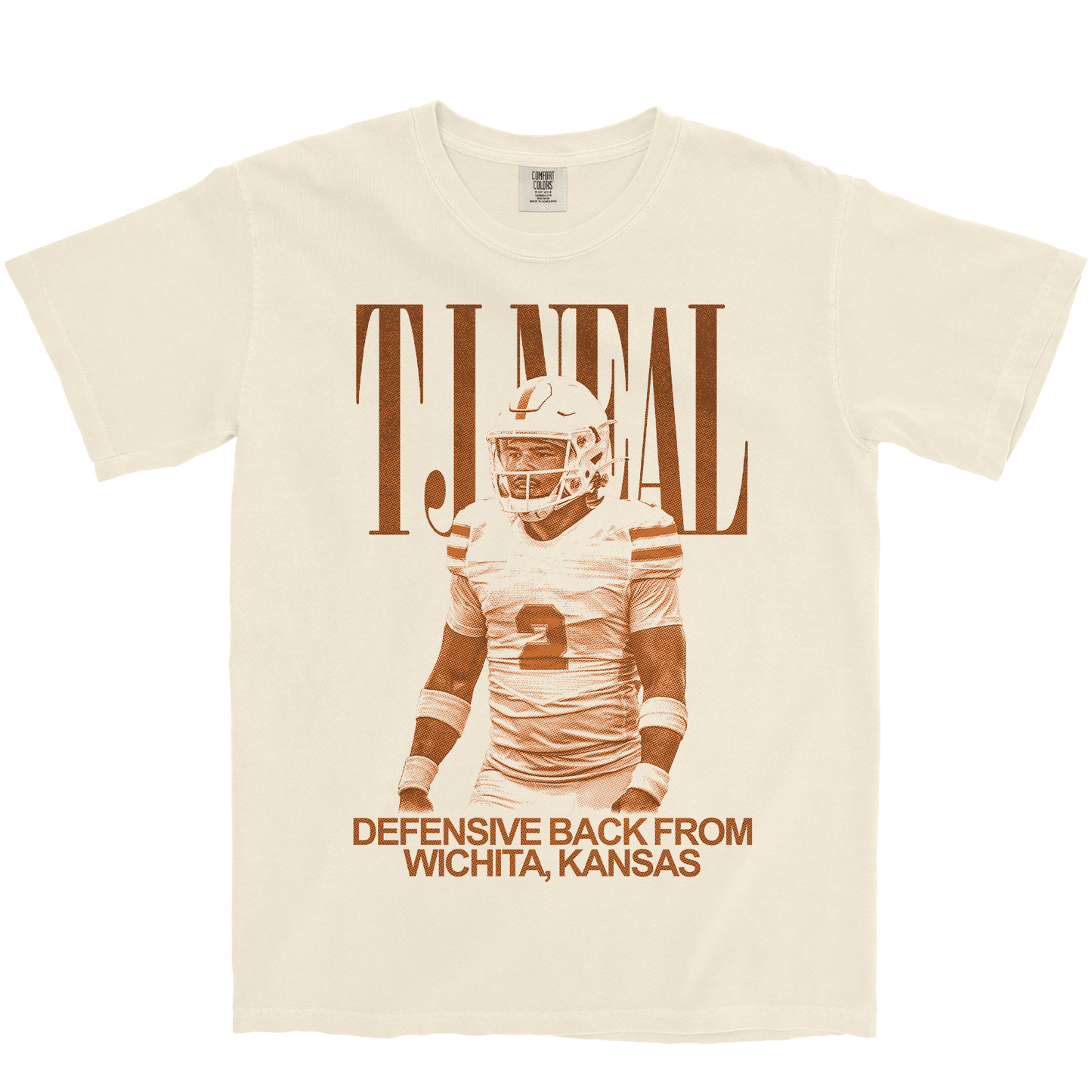 TJ NEAL VINTAGE IVORY TEE