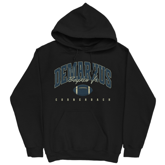 DEMARKUS BOYKIN JR. RETRO BLACK HOODIE