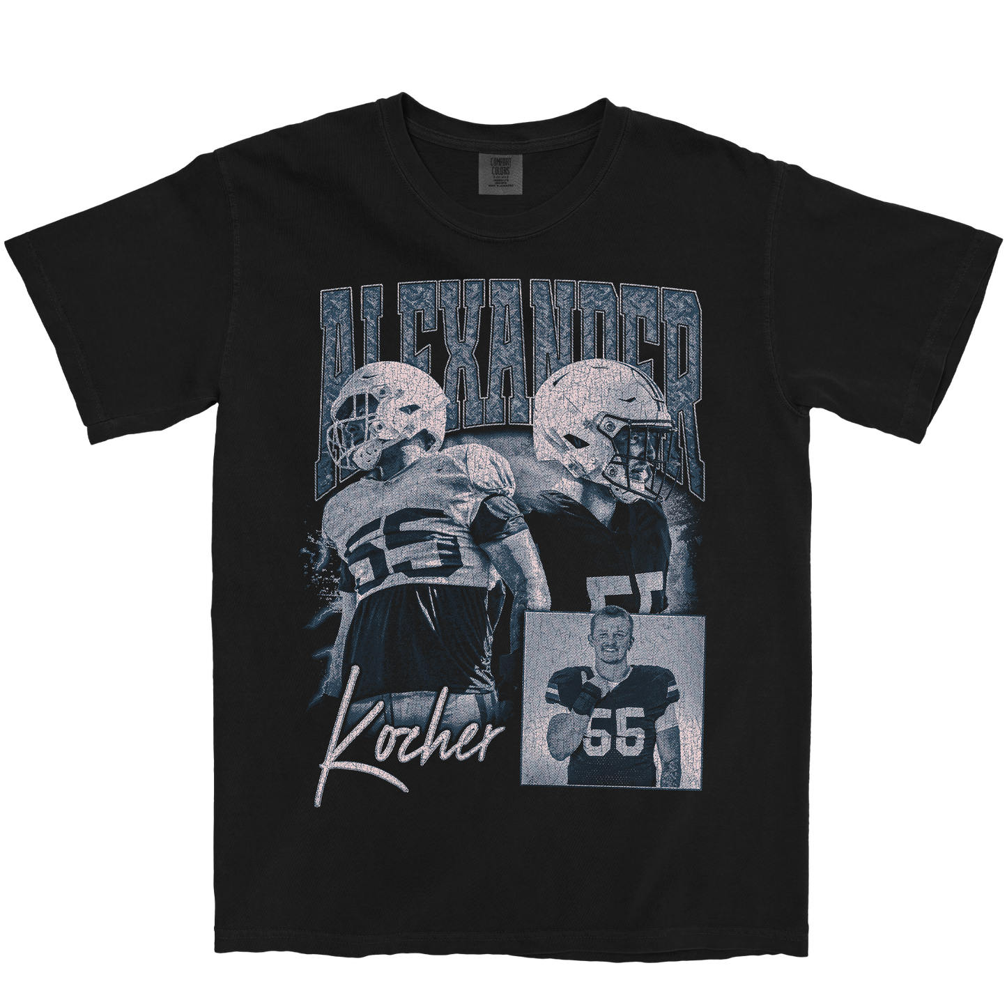 ALEXANDER KOCHER GRAPHIC BLACK TEE