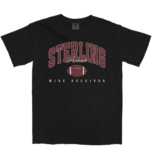 STERLING GREENE RETRO BLACK TEE