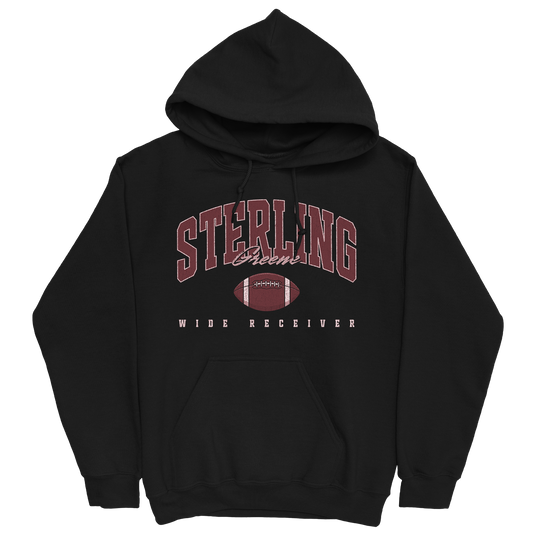 STERLING GREENE RETRO BLACK HOODIE