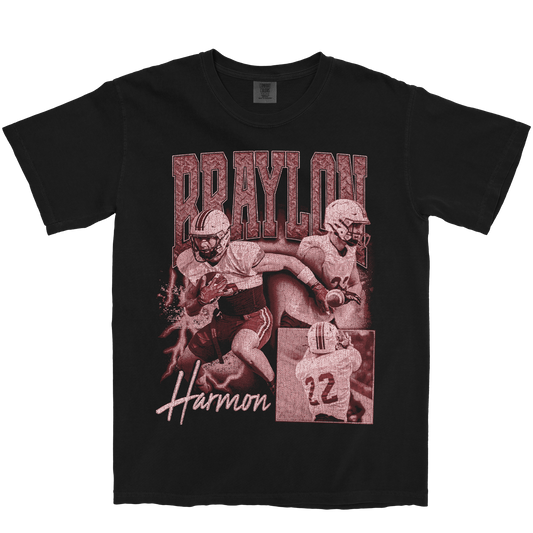 BRAYLON HARMON GRAPHIC BLACK TEE