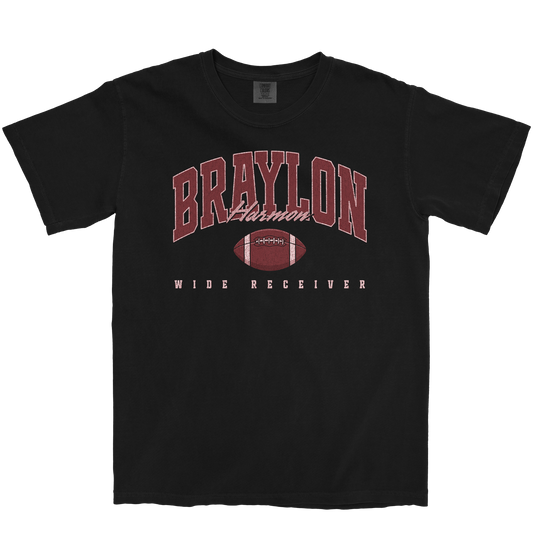 BRAYLON HARMON RETRO BLACK TEE