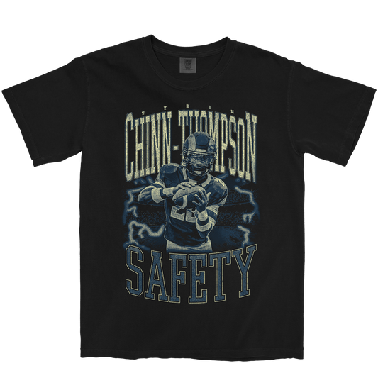 TYRIN CHINN-THOMPSON VINTAGE BLACK TEE