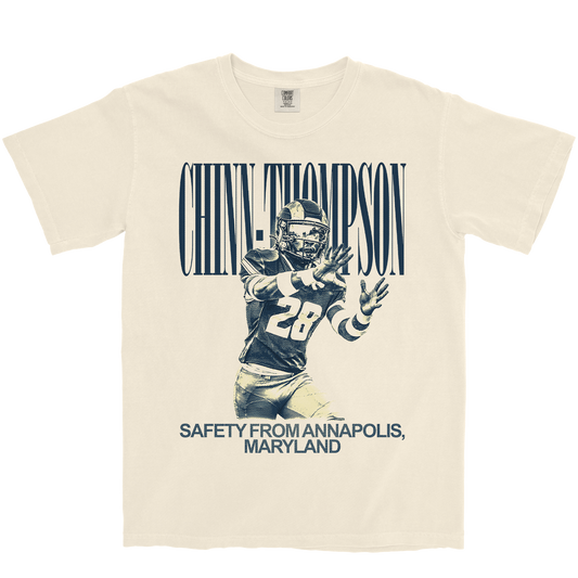 TYRIN CHINN-THOMPSON VINTAGE IVORY TEE
