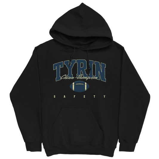 TYRIN CHINN-THOMPSON RETRO BLACK HOODIE