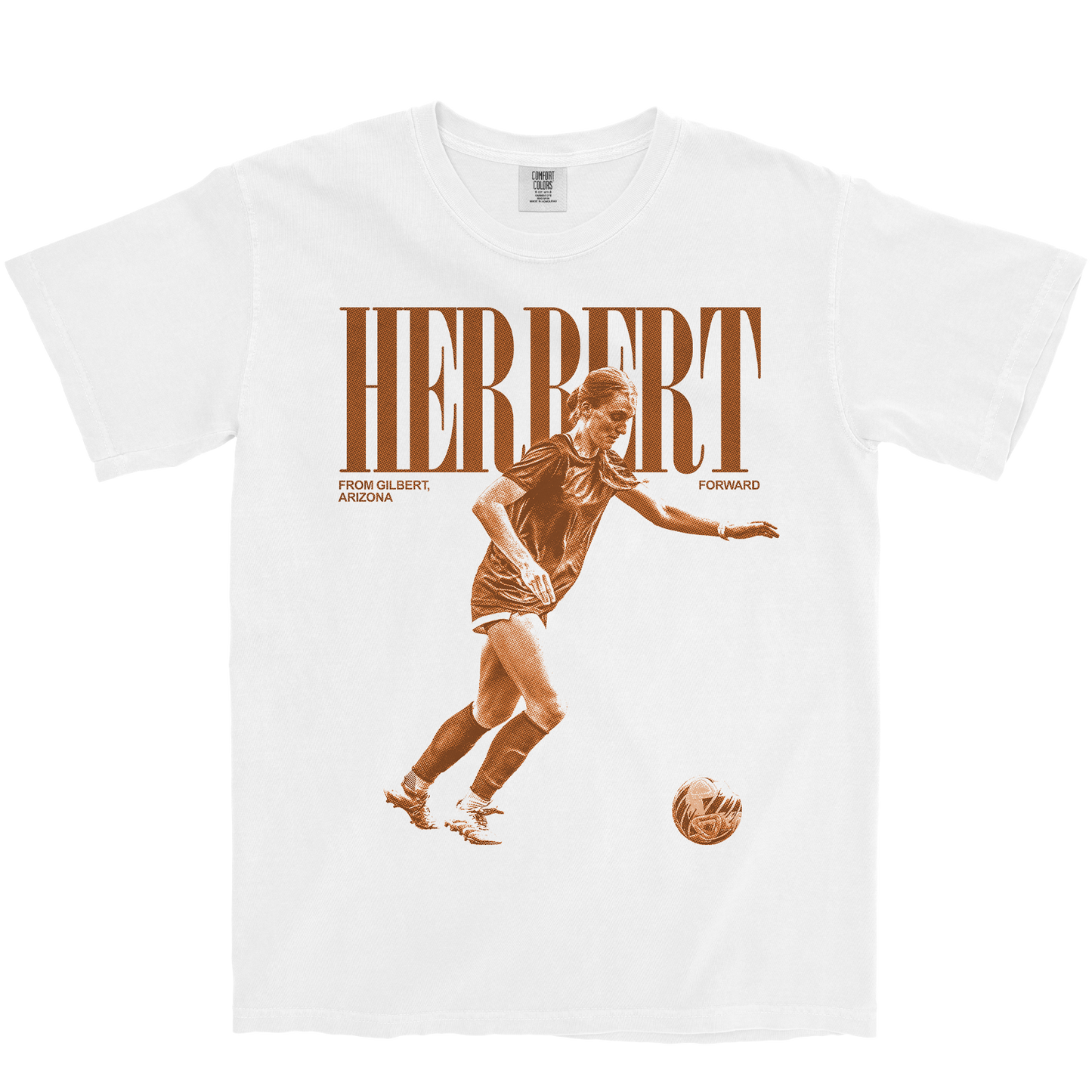 SIERA HERBERT VINTAGE WHITE TEE