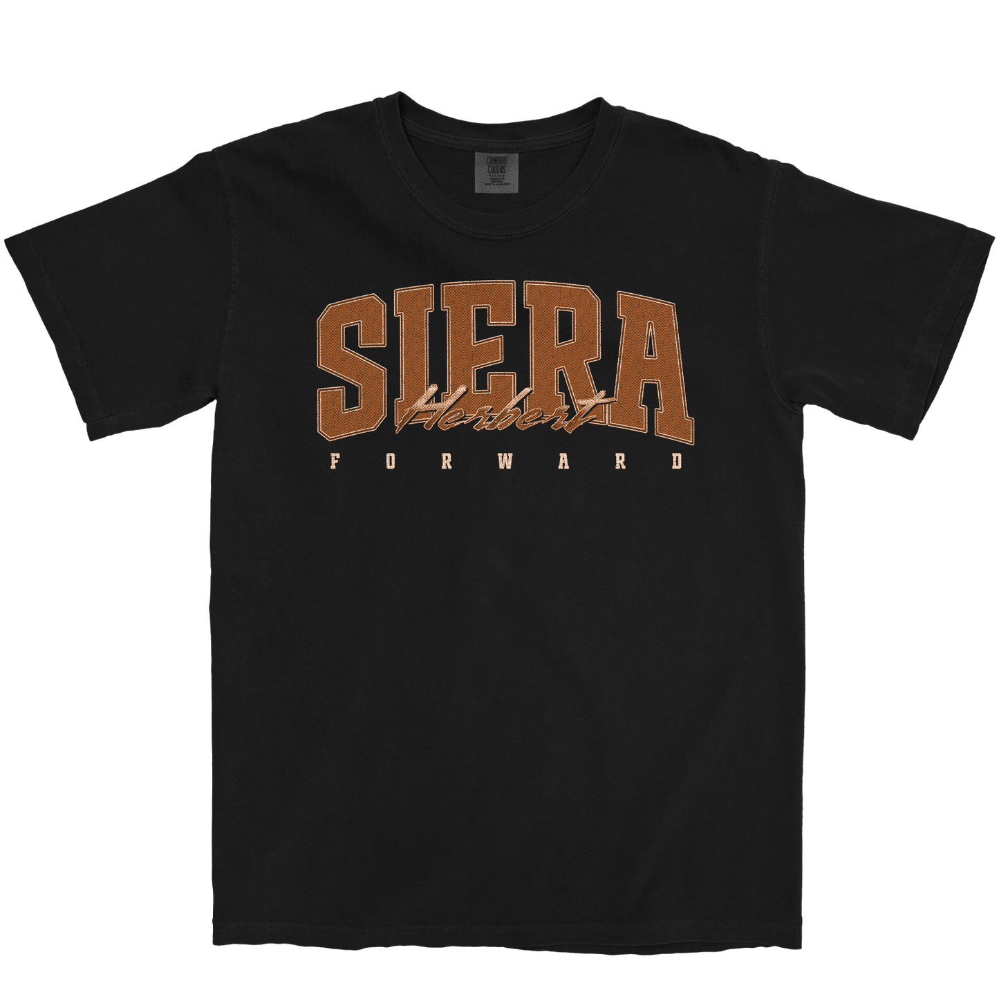 SIERA HERBERT RETRO BLACK TEE