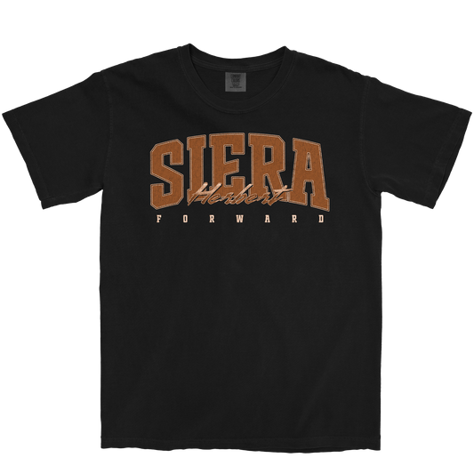 SIERA HERBERT RETRO BLACK TEE