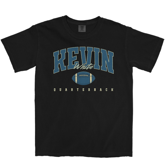 KEVIN WHITE RETRO BLACK TEE