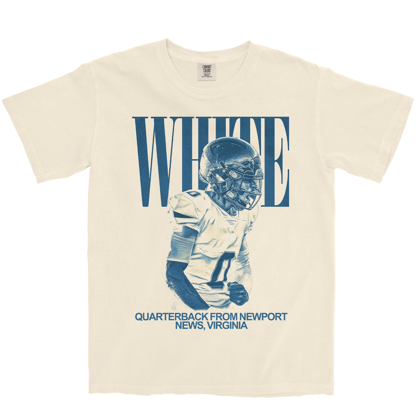 KEVIN WHITE VINTAGE IVORY TEE