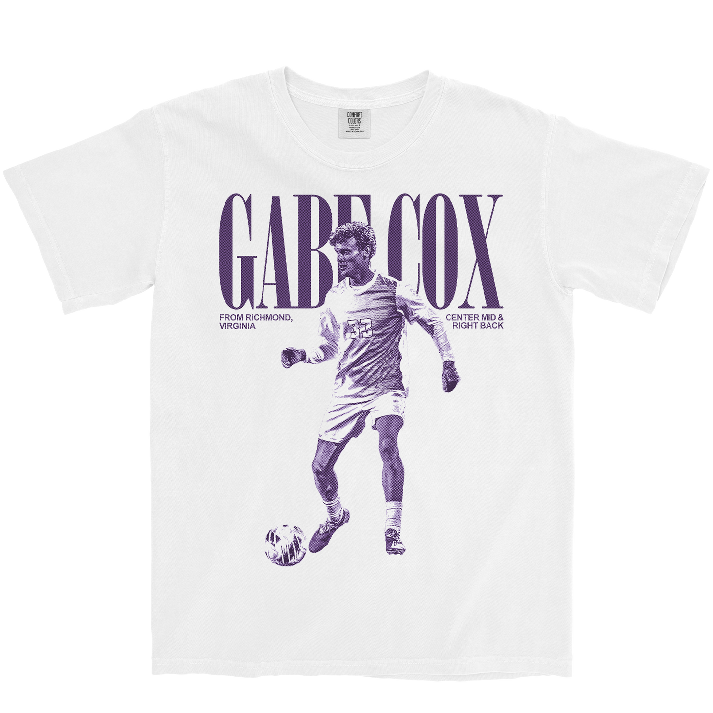 GABE COX VINTAGE WHITE TEE