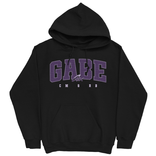 GABE COX RETRO BLACK HOODIE