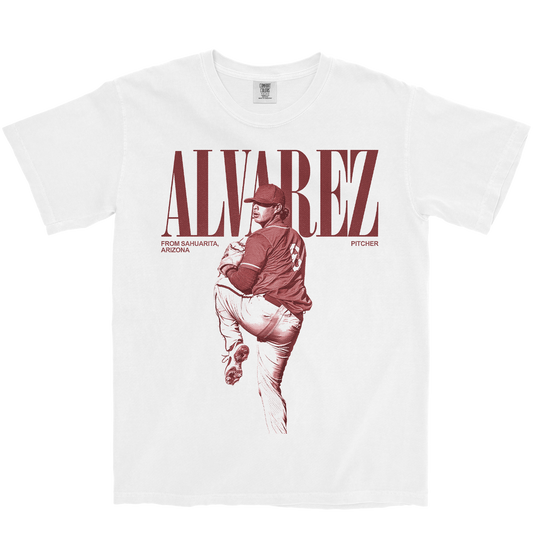DIEGO ALVAREZ VINTAGE WHITE TEE