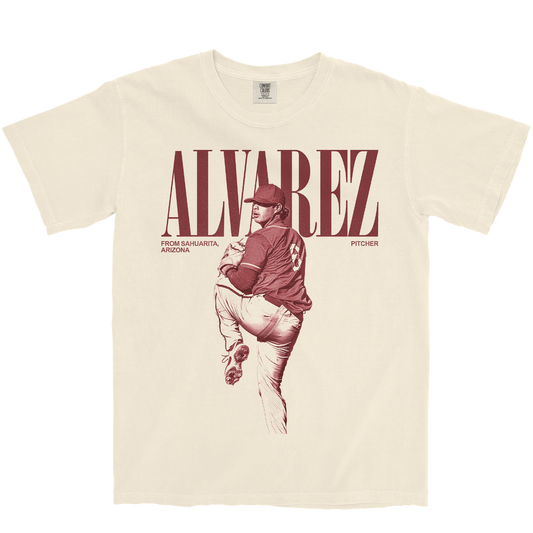 DIEGO ALVAREZ VINTAGE IVORY TEE