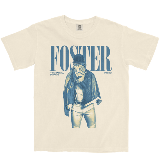 MALIK FOSTER VINTAGE IVORY TEE