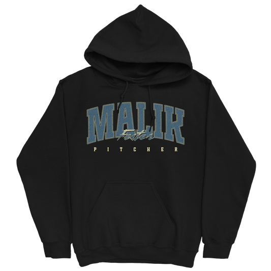 MALIK FOSTER RETRO BLACK HOODIE